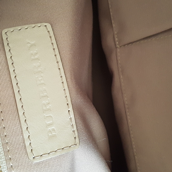 Burberry Smoked Check Coated Canvas Tassel Tote Bag - Picture 9 of 16